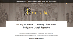 Desktop Screenshot of introibo.pl